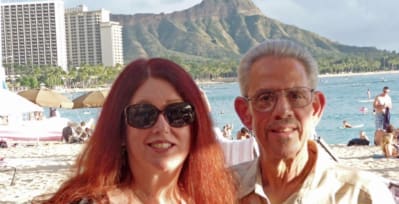 Marguerite and David Kaye on a recent vacation.