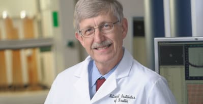 NIH Director Francis Collins, M.D., Ph.D. headshot.