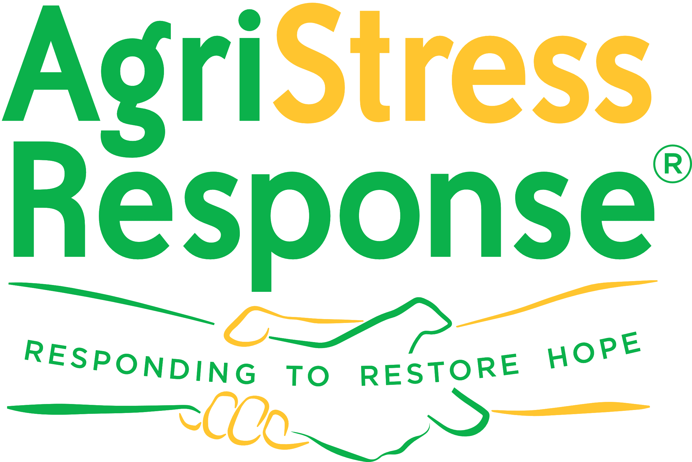 AgriStress Response, responding to restore hope logo.